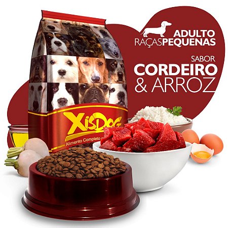 Ração High Premium  - Xisdog - Adulto Raças Pequenas - Cordeiro