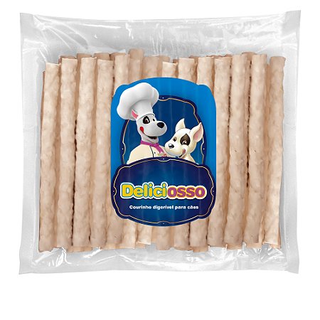 Osso Deliciosso sabor Natural - Palito Médio para Cães -  (Refil) 410g