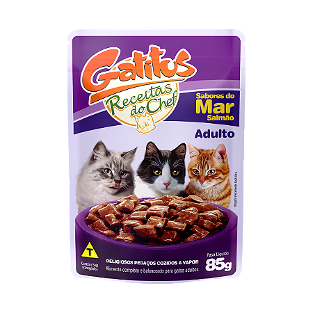 Alimento úmido para gatos - Sabores do Mar