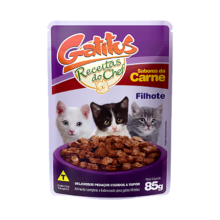 Alimento úmido para gatos Baby - Carne (Filhote)