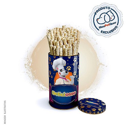 Osso Deliciosso Natural - Palito Grosso para Cães - 410g