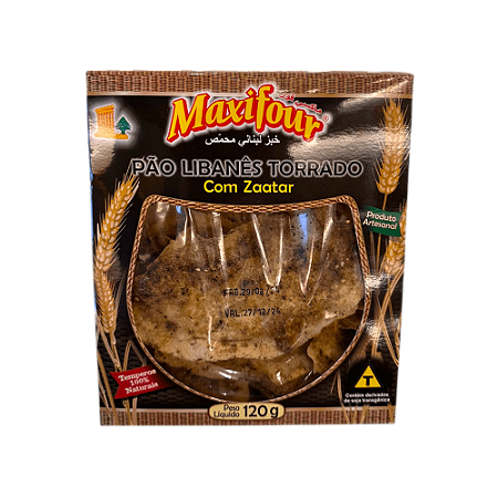 PÂO LIBANÊS TORRADO ZAATAR 120G