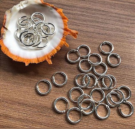 Brinco Argolinha de Prata Legitima 925 10mm