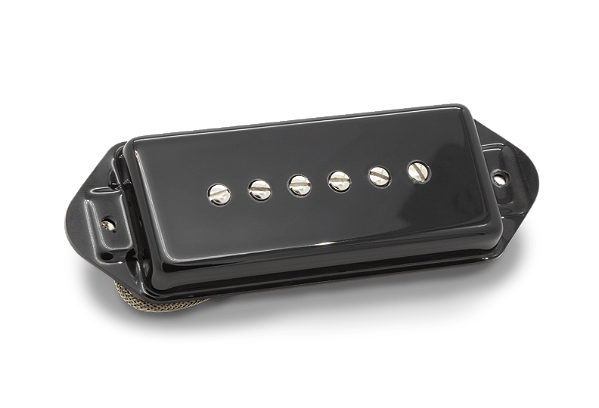 Captador Seymour Duncan Guitarra Antiquity P90 Dog Ear Braço Preto Unaged