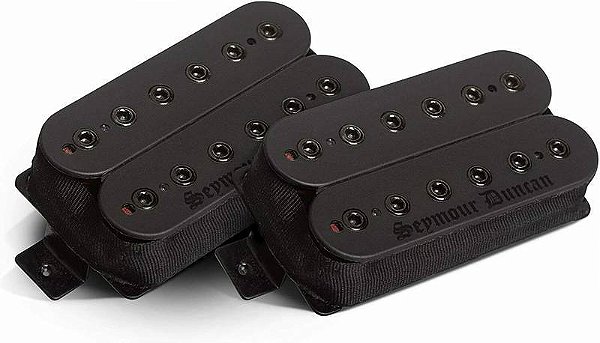 Captador Seymour Duncan (Par) Guitarra Blackened Black Winter Humbucker Set