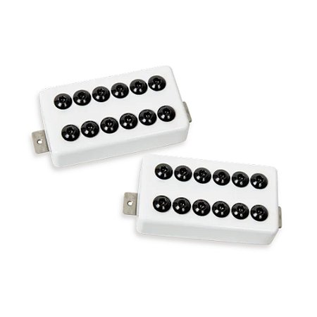 Captador (Set) Seymour Duncan SH-8 Invader, Braço e Ponte, Frost White