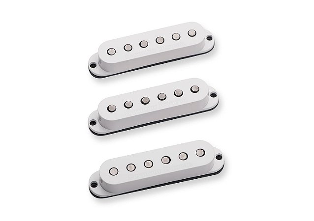 Captadores (3) Guitarra SSL-3 Hot Strat,  Branco, Embalagens Individuais