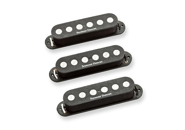 Captadores (Trio) Guitarra SSL-4 Quarter-Pound Strat Calibrated  Preto