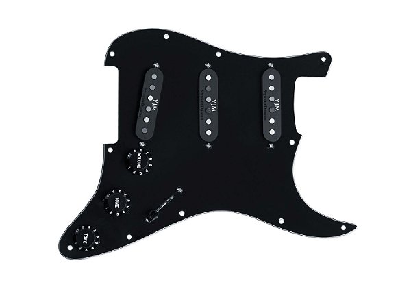 Captadores (Trio) STK-S10PGD YJM Fury, Yngwie Escudo , Preto