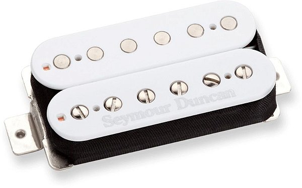 Captador Guitarra SH-5 Duncan Custom, Cerâmico, Ponte, 4 Condutores, Branco