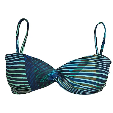 Biquíni Bojo T. Q Caia Estampa Azul Linear