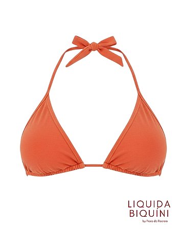 Biquíni Cortininha Básico Laranja