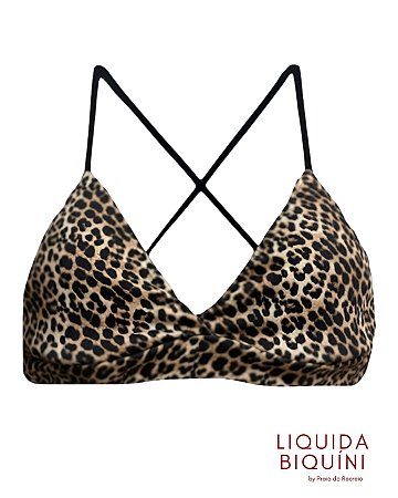 Biquíni Transpassado Cruzado Onça