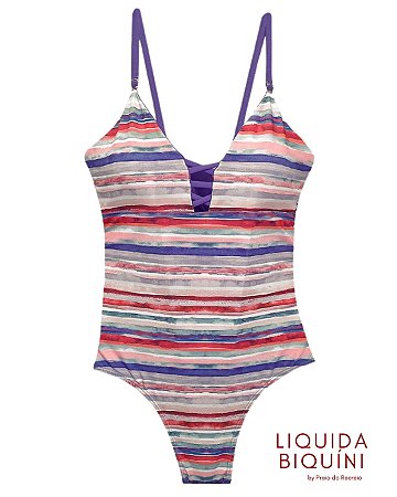 Maio Tiras Cruzadas Lilás