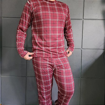 Pijama masculino longo