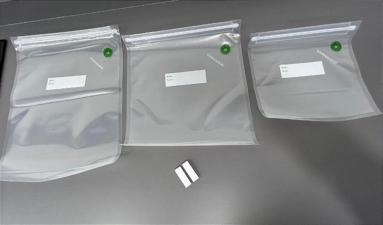 Sacos Plásticos reutilizáveis para Sous Vide com 30 sacos, sendo 10 sacos pequenos, 10 sacos médios e 10 sacos grandes