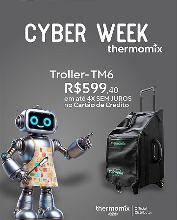 CYBER WEEK TROLLER DE TRANSPORTE TM5 TM6 Em Até 04 vezes no cartão de crédito