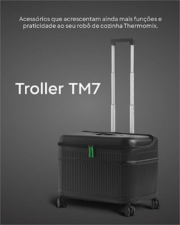 TROLLER DE TRANSPORTE PRETA PARA TM7