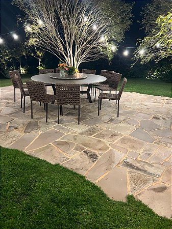 Basalto Vulcano Natural Cacos - R$ 198,00 m²