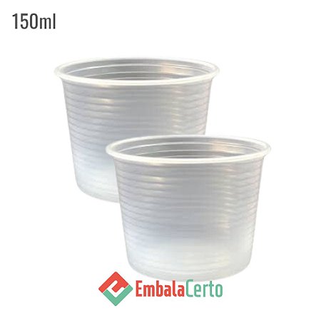 POTE PLÁSTICO REDONDO 150ML