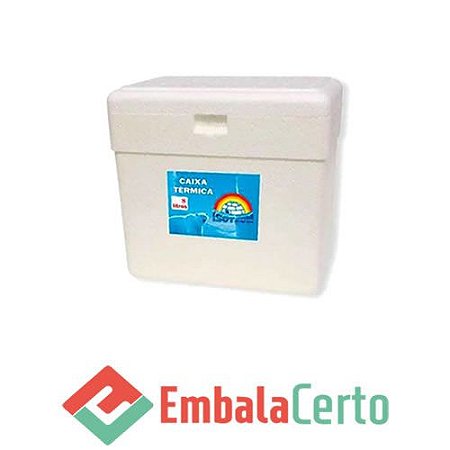 CAIXA TÉRMICA DE ISOPOR 8L