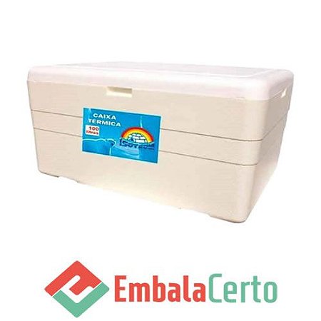 CAIXA TÉRMICA DE ISOPOR 100L