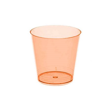 MINI COPO ACRÍLICO DE 40ML LARANJA NEON