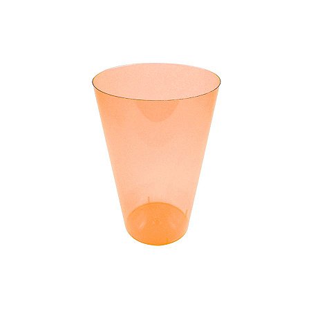 COPO ACRÍLICO DE 300ML LARANJA NEON