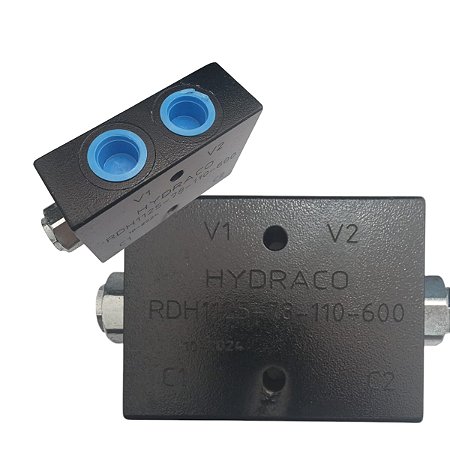 VALVULA DE RETENCAO PILOTADA DUPLA FF ROSCA 7/8" UNF