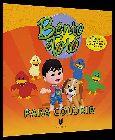 Bento e Totó para colorir