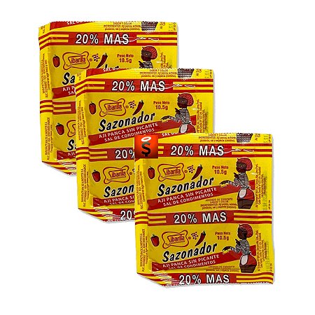 Sazonador  Sibarita - Aji Panca Sin Picante 9,5g  kit 3 unidades