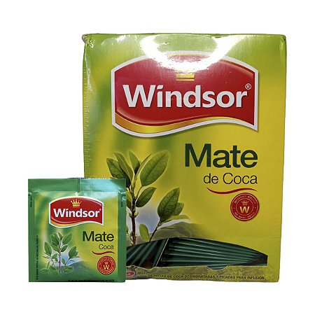 Chá Windsor "Mate de Coca" Boliviano - Caixa fechada 100 unidades