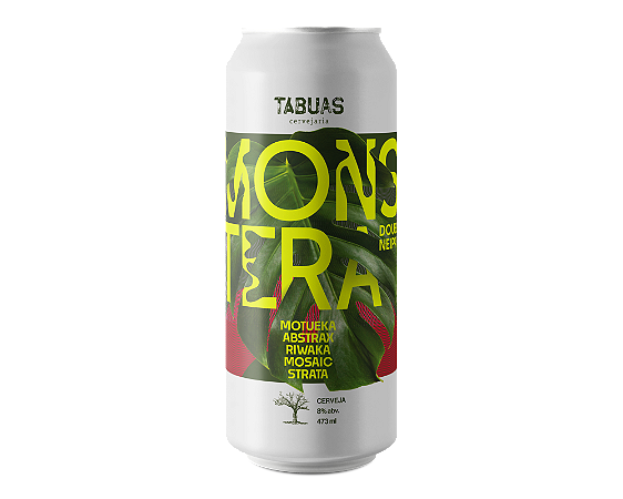 Monstera - Double NEIPA com Riwaka, Strata, Motueka e Mosaic Abstrax