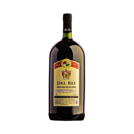 Vinho Del Rei Tinto Seco Bordo 2 L