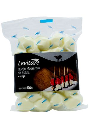 Mozzarela de Bufala Levitare Cereja Vacuo 250g