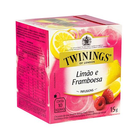 Chá Twinings Limão e Framboesa 15g