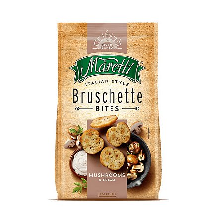 Bruschetta Chips Maretti Mushrooms E Cream 85g