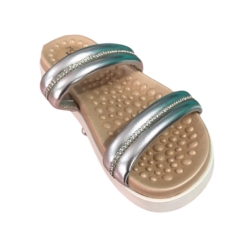 Chinelo Papete Modare Ultra Conforto Feminino Metalizada Brilho  7178.108