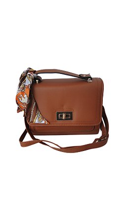 Bolsa Feminina Quadrada Alça Transversal Divisória Lenço 2291 Lady Bags