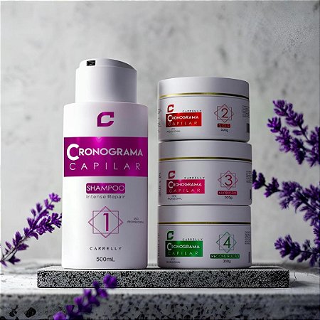 Cronograma Capilar - (S.O.S, Nutrição e Reconstrução)