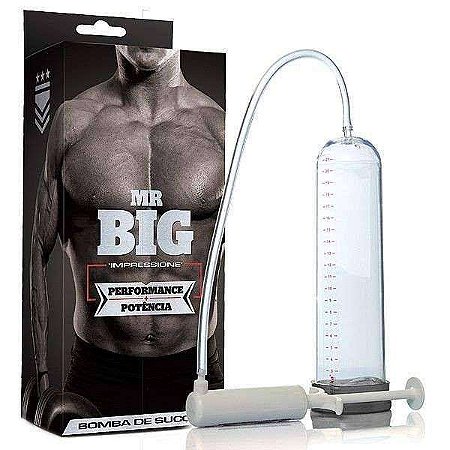 Bomba Peniana Mr. Big - Desenvolvedor Peniano - Bomba Manual Seringa (LB001)