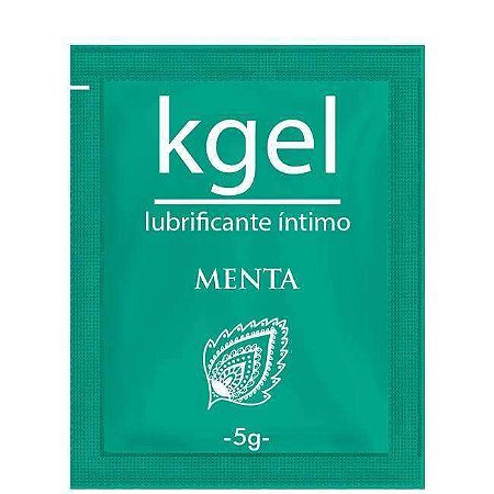 Sachê Lubrificante MENTA 5g Base dágua (KG210)