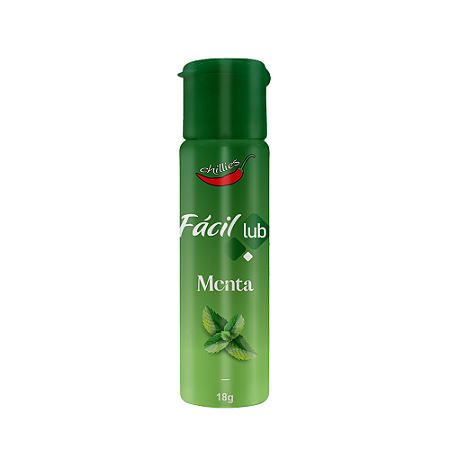 Fácil Lub Gel Lubrificante Beijável Pimentas Sabores 18g (CLFA18)