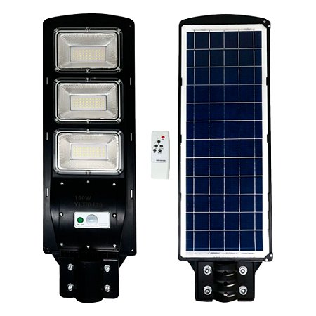 Cabeça de Poste Solar Com Placa Embutida 350W