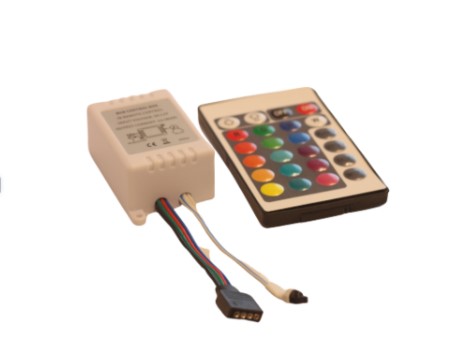 KIT COM 5 UNIDADES -  Controle e Controladora RGB Fita Led 12v