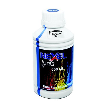Tinta UV Universal  500ml Black Nexel