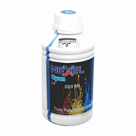 Tinta UV Universal  500ml Cyan Nexel