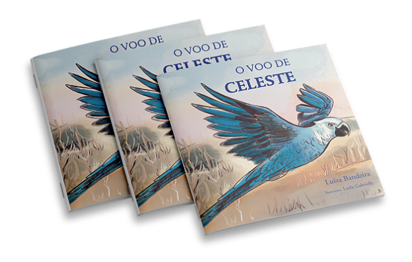 Livro Infantil Ilustrado: O Voo de Celeste (pedidos acima de 20 unidades)
