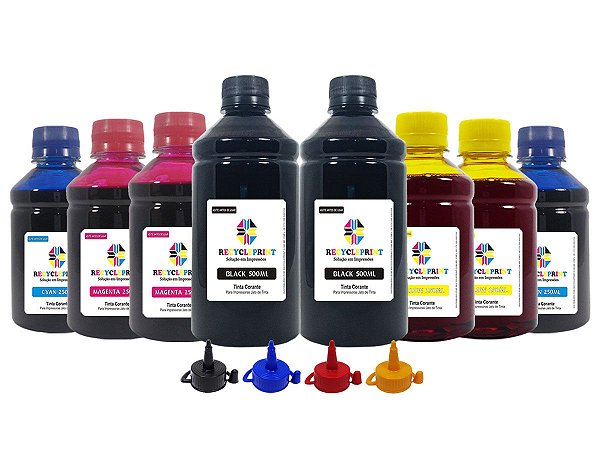 Refil 2500ml Tinta Compatível Epson Xp231 Xp241 Xp431 Xp441