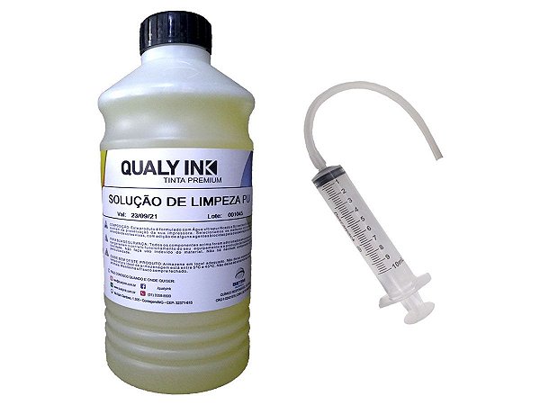 1 L Solução Limpeza Cabeças Impressão Compatível Epson L3250/365/375/395/3150